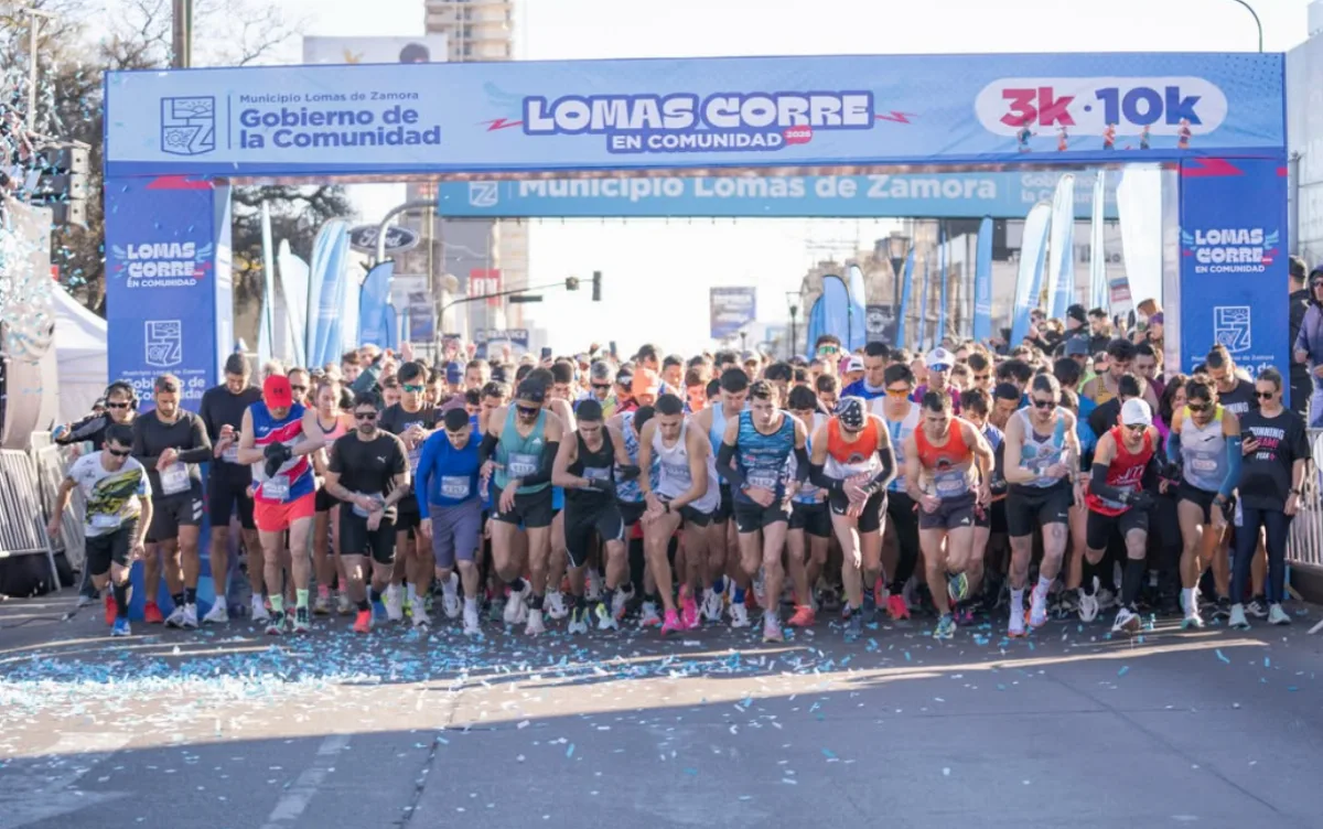 Más de 14 mil vecinos participaron de Lomas Corre en Comunidad 2026